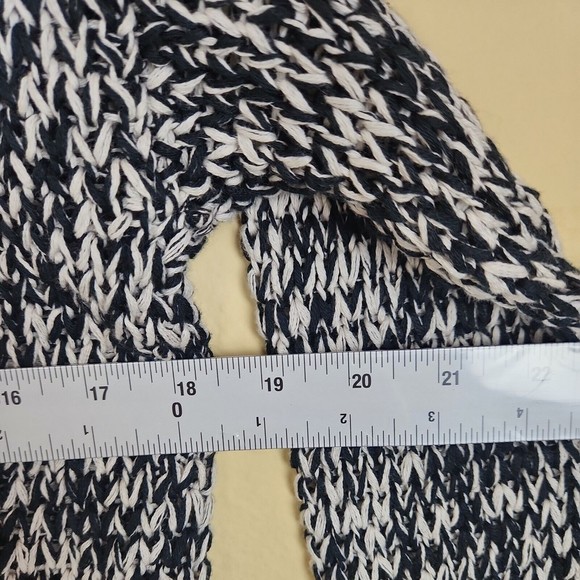 Eileen Fisher womens black Organic Cotton sweater size XXS boxy lounge oversize - Picture 5 of 6